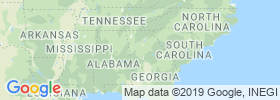 Southern Region map